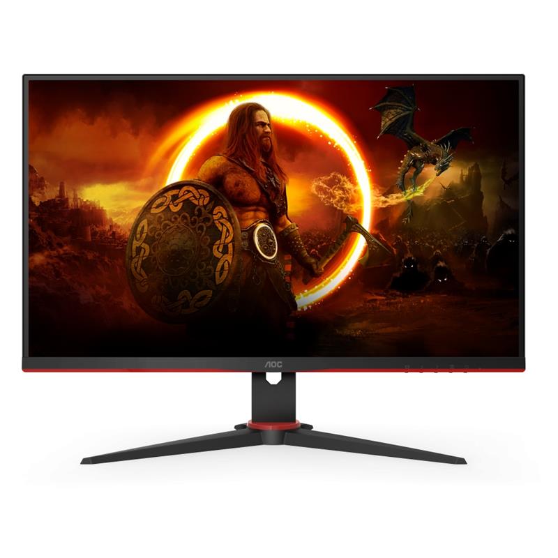 AOC Q27G2E/BK computer monitor 68,6 cm (27"") 2560 x 1440 Pixels Quad HD Zwart, Rood