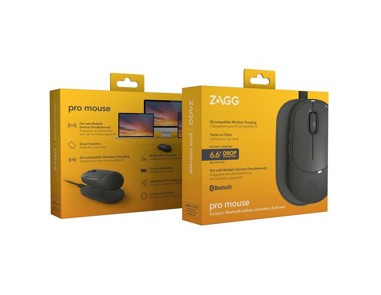 ZAGG Pro Mouse muis Rechtshandig Bluetooth 1000 DPI
