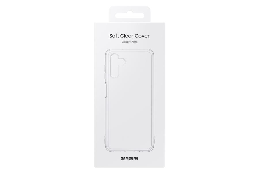 Samsung EF-QA047TTEGWW mobiele telefoon behuizingen 16,5 cm (6.5"") Hoes Transparant