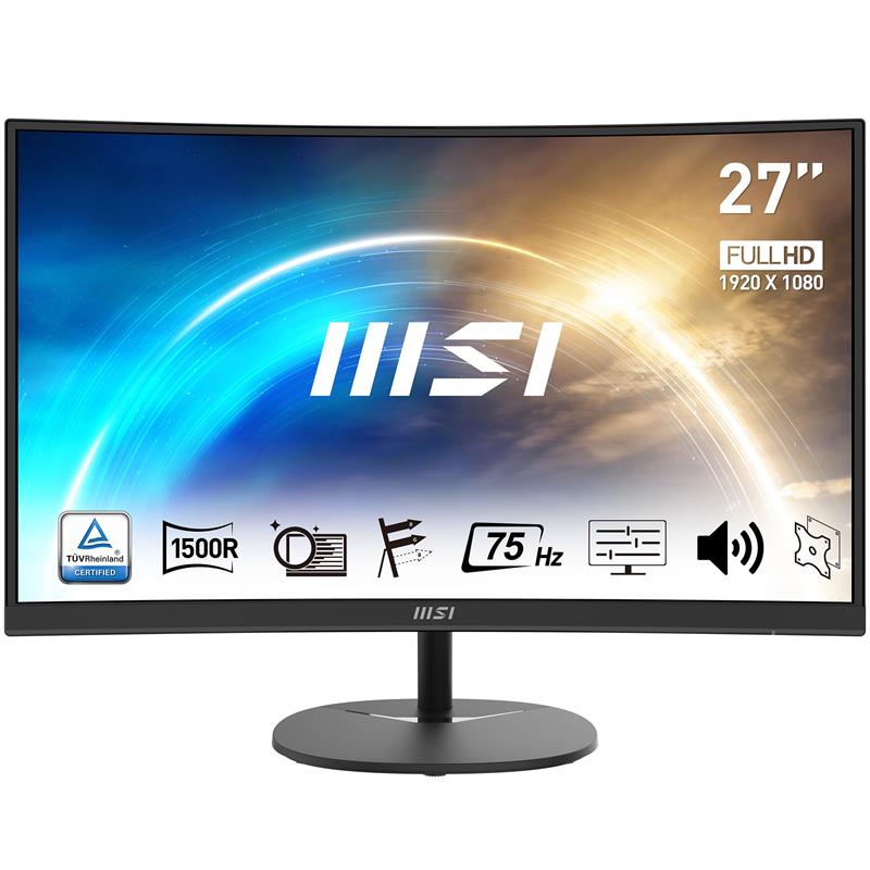 MSI Pro MP271CA 68,6 cm (27"") 1920 x 1080 Pixels Full HD LED Zwart