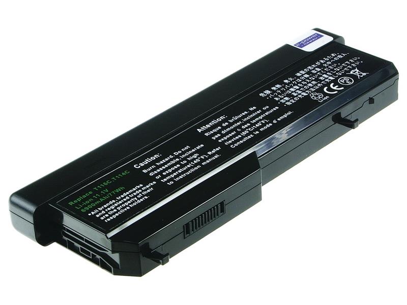 2-Power 2P-U661H laptop reserve-onderdeel Batterij/Accu