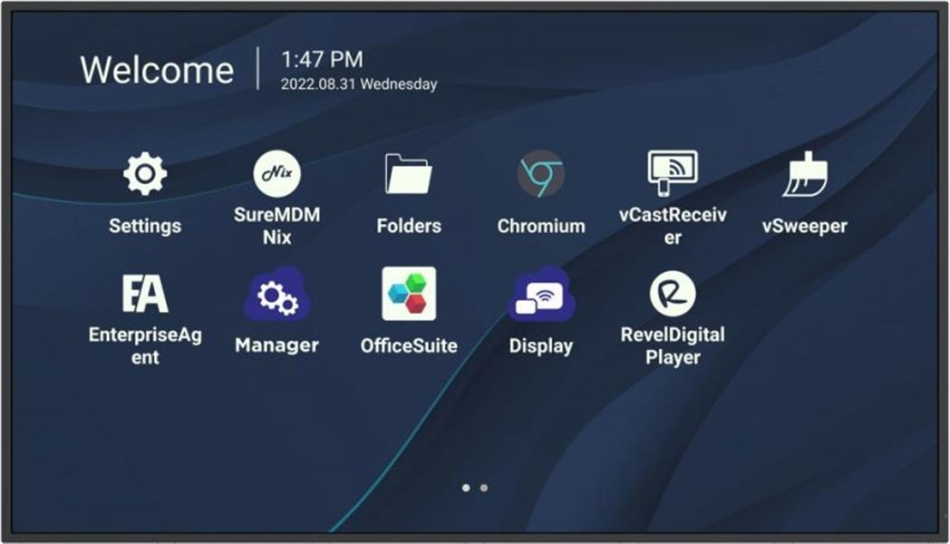 ViewBoard LED display - 43inch - 4K - 450 nits - Android 11 - 24 7 - USB-C - landscape portrait