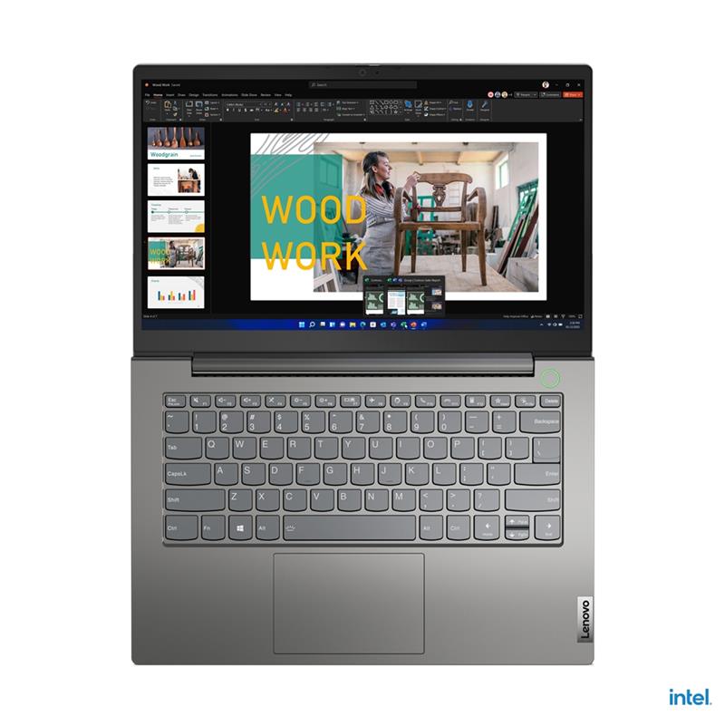 Lenovo ThinkBook 14 i5-1235U Notebook 35,6 cm (14"") Full HD Intel® Core™ i5 8 GB DDR4-SDRAM 256 GB SSD Wi-Fi 6 (802.11ax) Windows 11 Pro Grijs