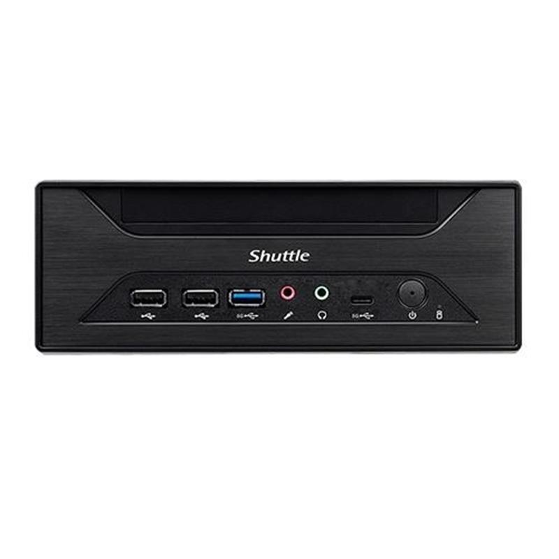 Shuttle XPC slim Barebone XH610 - S1700, Intel H610, 1xDP, 1xHDMI, 1x VGA, 2x COM (RS232), 2x LAN (2.5G and 1G), 1x slim 5.25"", 2x 3.5"", 2x M.2, 24/