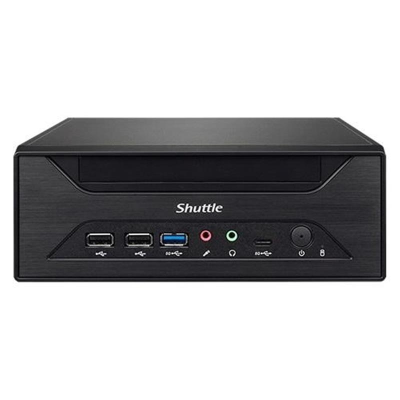 Shuttle XPC slim Barebone XH610 - S1700, Intel H610, 1xDP, 1xHDMI, 1x VGA, 2x COM (RS232), 2x LAN (2.5G and 1G), 1x slim 5.25"", 2x 3.5"", 2x M.2, 24/