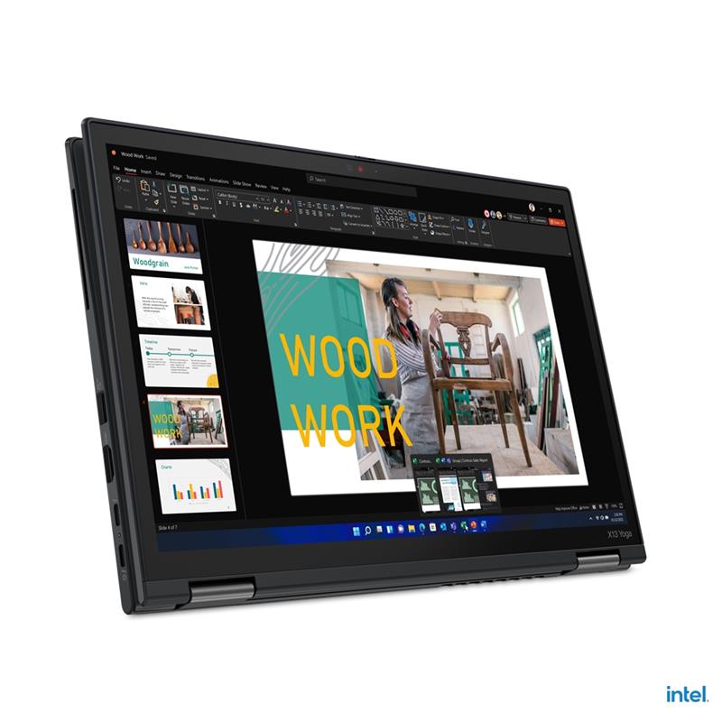 Lenovo ThinkPad X13 Yoga i7-1255U Hybride (2-in-1) 33,8 cm (13.3"") Touchscreen WUXGA Intel® Core™ i7 16 GB LPDDR4x-SDRAM 512 GB SSD Wi-Fi 6E (802.11a