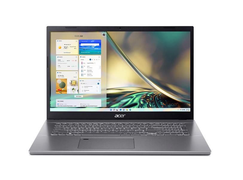 Aspire 5 Pro A517-53G-769S - QW - 17 3iFHD IPS i7-1260P - 16GB DDR4 - 512GB PCIe NVMe SSD - NVIDIA GeForce RTX 2050 4GB GDDR6 - HD webcam - W11P QWERT