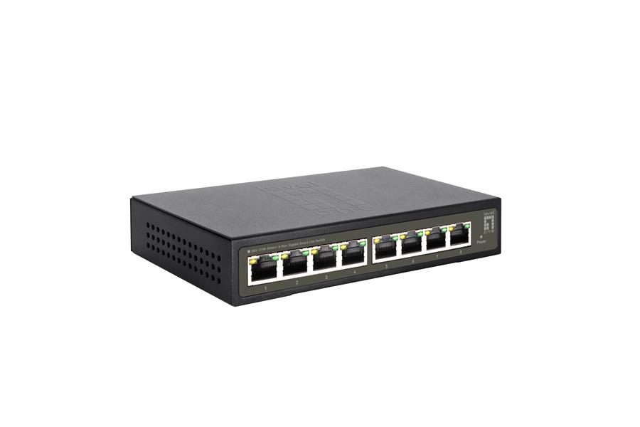 LevelOne GES-2108 netwerk-switch Managed L2 Gigabit Ethernet (10/100/1000) Zwart