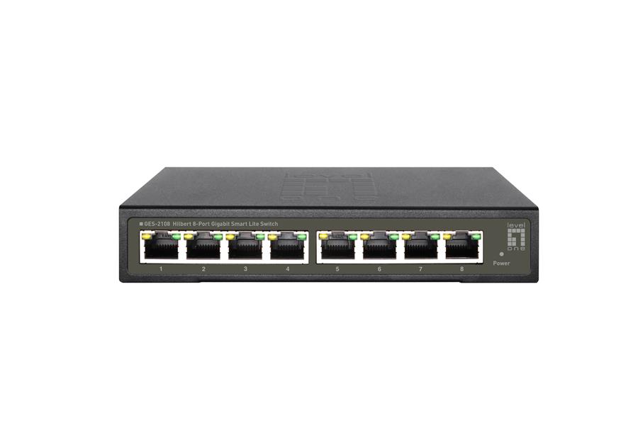 Levelone Hilbert 8-Port Gigabit Smart Lite Switch
