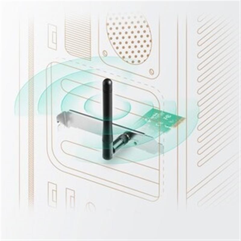TP-LINK TL-WN781ND netwerkkaart & -adapter WLAN 150 Mbit/s Intern
