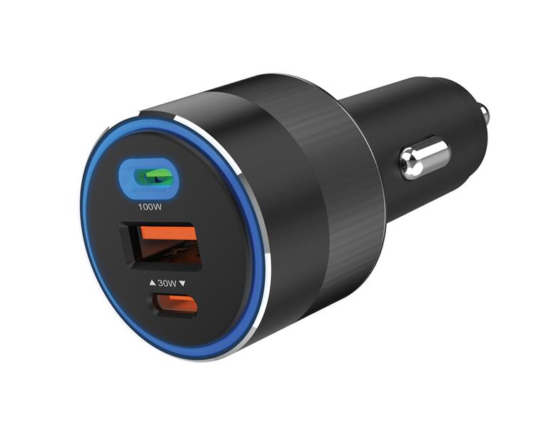 Sandberg Car Charger 3in1 130W USB-C PD