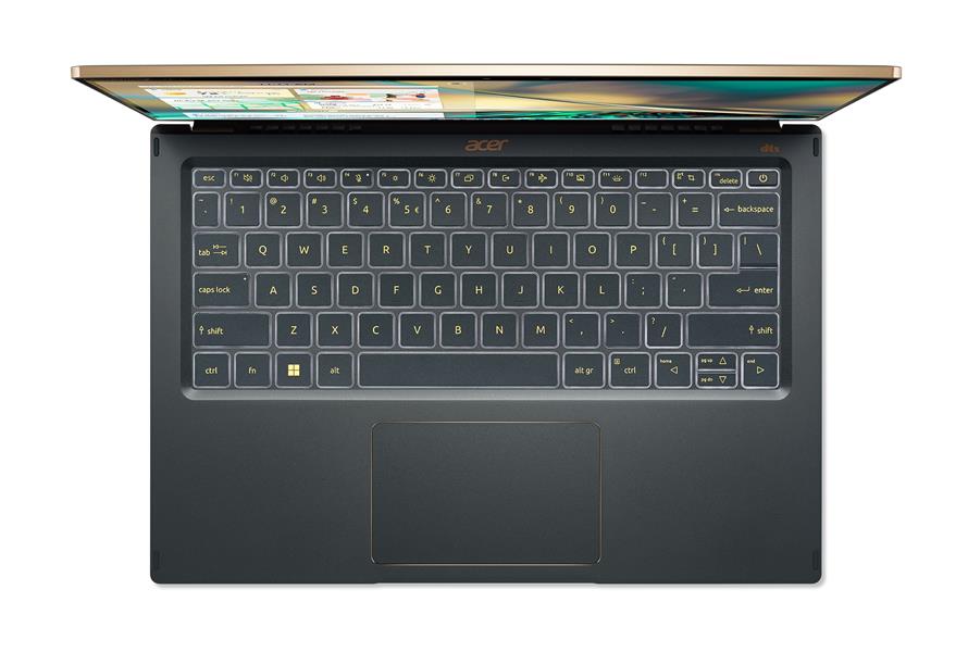 Acer Swift 5 SF514-56T-77VR i7-1260P Notebook 35,6 cm (14"") Quad HD Intel® Core™ i7 16 GB LPDDR5-SDRAM 512 GB SSD Wi-Fi 6E (802.11ax) Windows 11 Pro 