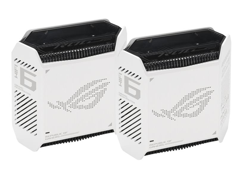 ASUS ROG Rapture GT6 (W-2-PK) Tri-band (2.4 GHz / 5 GHz / 5 GHz) Wi-Fi 6 (802.11ax) Wit 4 Intern