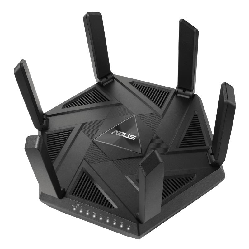 ASUS RT-AXE7800 draadloze router Tri-band (2,4 GHz / 5 GHz / 6 GHz) Zwart