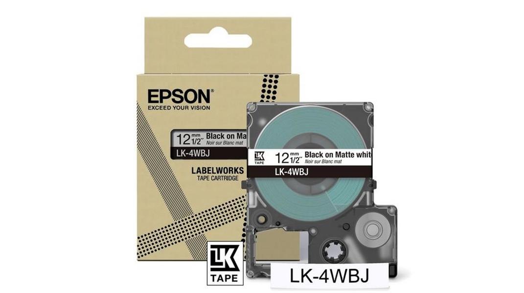 Epson LK-4WBJ Zwart, Wit