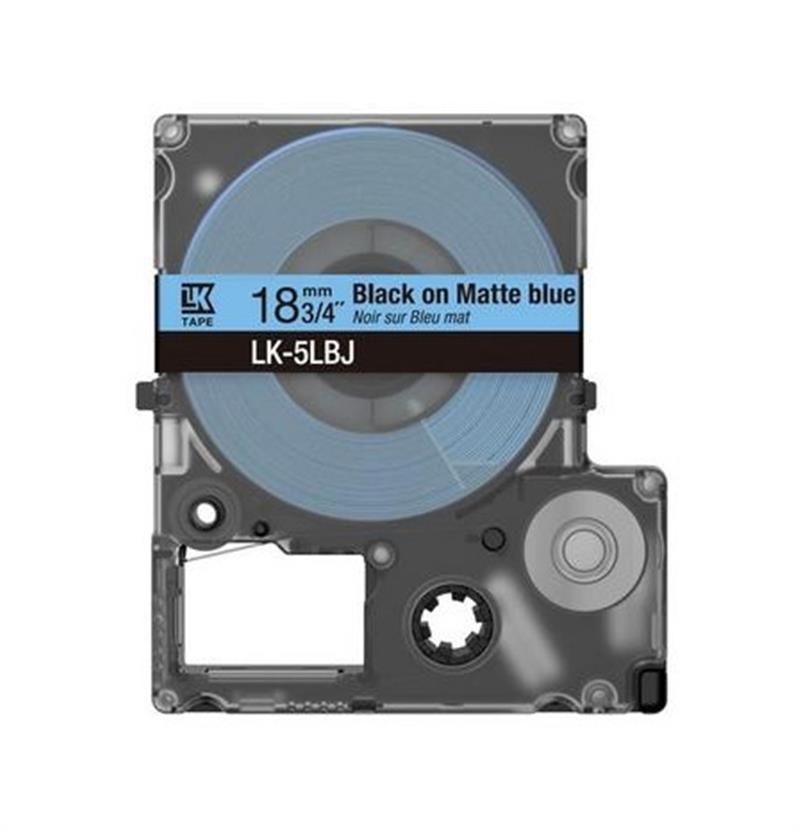 EPSON Matte Tape Blue Black 12mm 8m