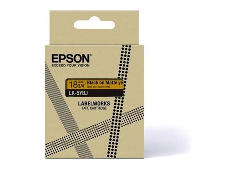 Epson C53S672075 labelprinter-tape Zwart op geel