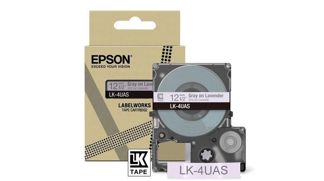 Epson LK-4UAS Grijs, Paars
