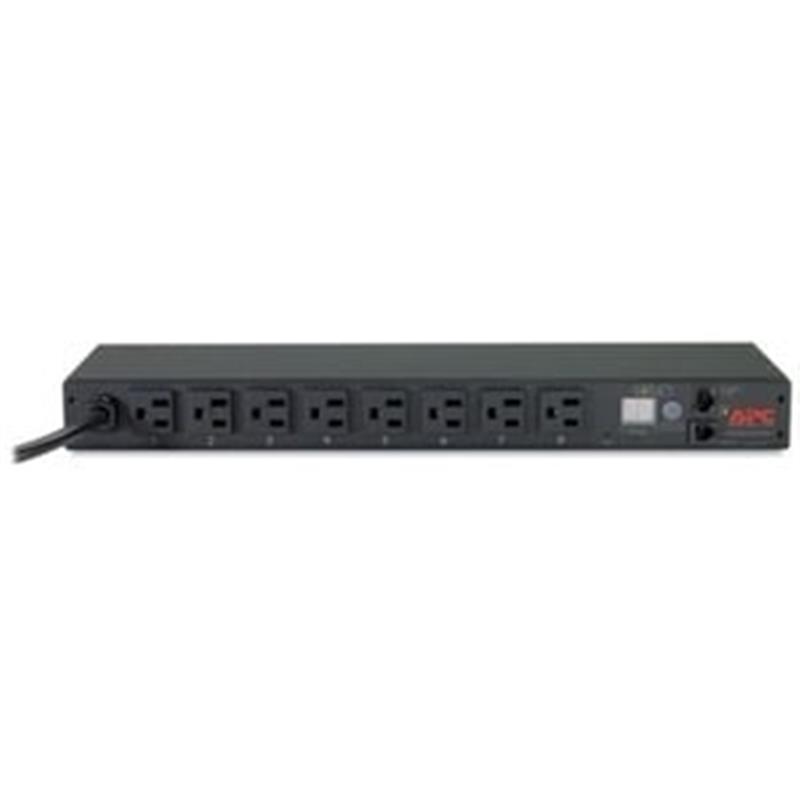 APC Rack PDU, Switched, 0U/1U, 10A, 230V, (8x) C13, C14 stekker