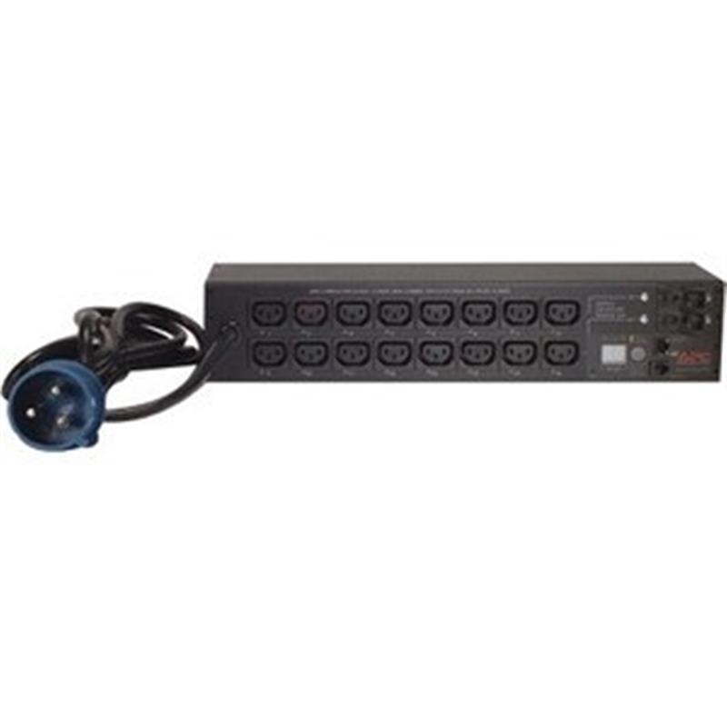 APC Rack PDU, Switched, 2U, 32A, 230V, (16x) C13, IEC 309 32A stekker