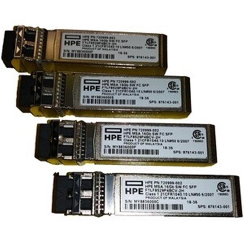 HPE MSA 16Gb SW FC SFP 4pk XCVR