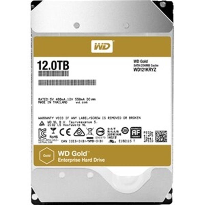 WD Gold 12TB HDD sATA 6Gb s 512e