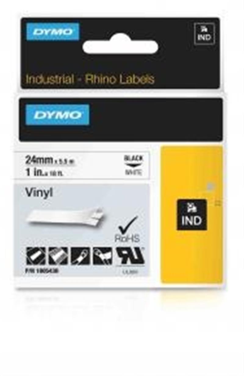 DYMO 1805430 labelprinter-tape Zwart op wit