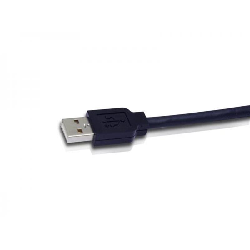 Conceptronic USB 2.0 1.8m toetsenbord-video-muis (kvm) kabel Zwart 1,8 m