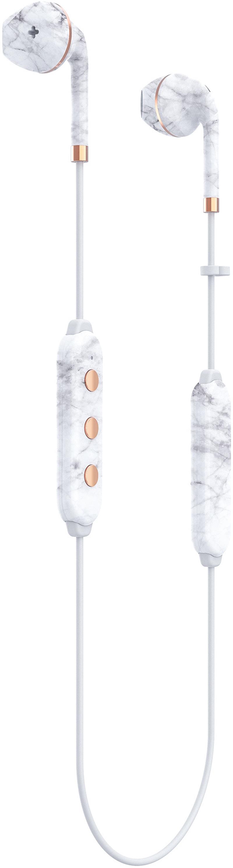 Happy Plugs Wireless II White Marble