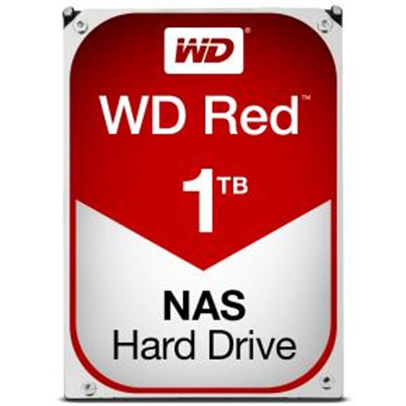Western Digital RED NAS HDD 1TB 3 5 inch SATA3 64MB 5400 RPM 150 MiB s NCQ 3 3W CMR
