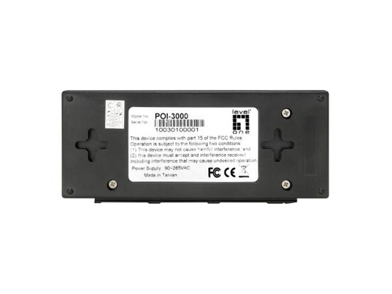 LevelOne POI-3000 PoE adapter & injector Gigabit Ethernet