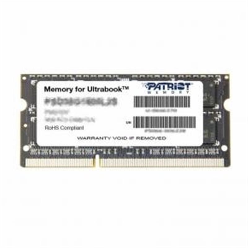 Patriot SO DIMM for Ultrabook 4GB SO-DIMM DDR3-1600MHz CL11 Low-Voltage 1 35V