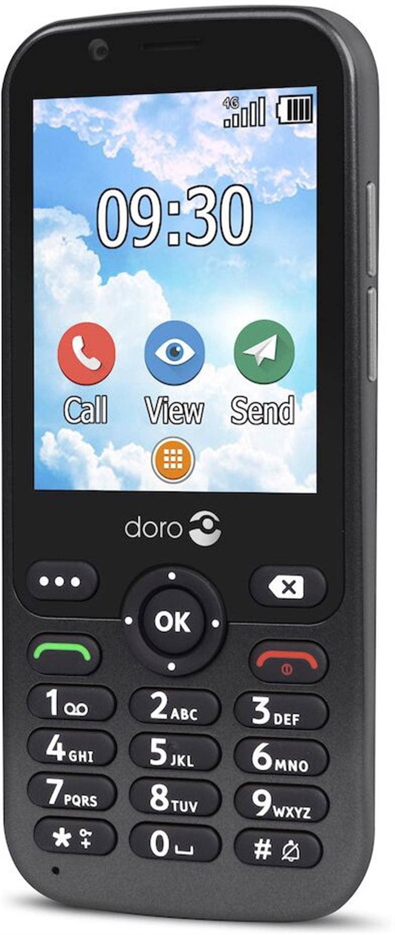 Doro 7010 4G Smart Mobile Phone Graphite