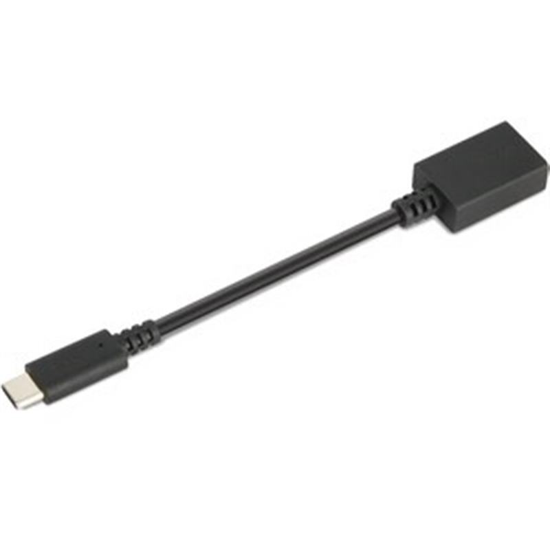 Lenovo LenovoUSB-CtoUSB-AAdapter USB-kabel 0,14 m 2.0/3.2 Gen 1 (3.1 Gen 1) USB C USB A Zwart