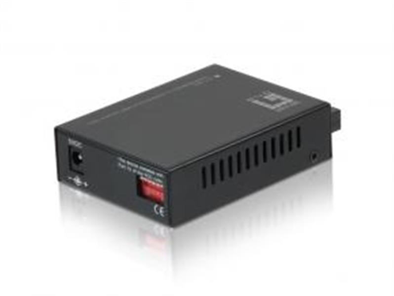 LevelOne GVT-2001 netwerk media converter 1000 Mbit/s 850 nm Multimode Zwart