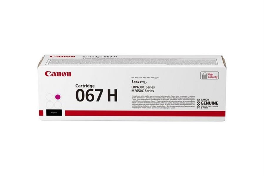 Canon 067H tonercartridge 1 stuk(s) Origineel Magenta