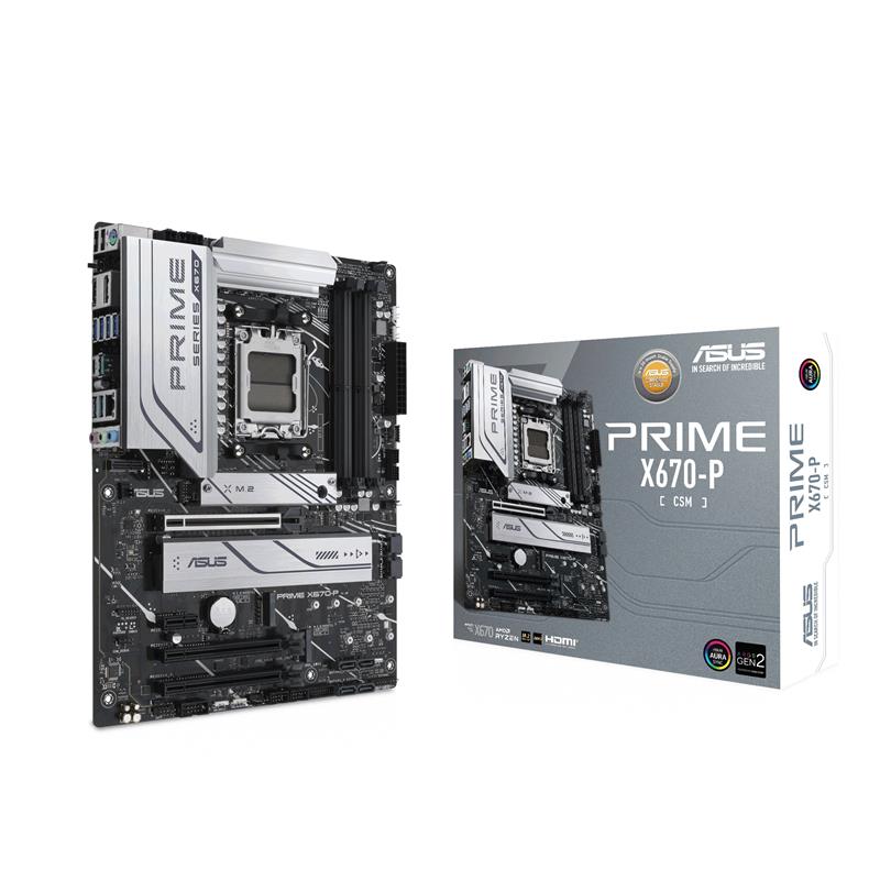 ASUS PRIME X670-P-CSM AMD X670 Socket AM5 ATX