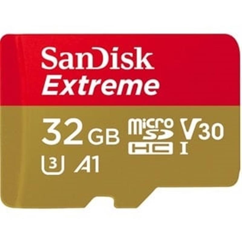 Extreme microSDHC 32GB SD Adapter