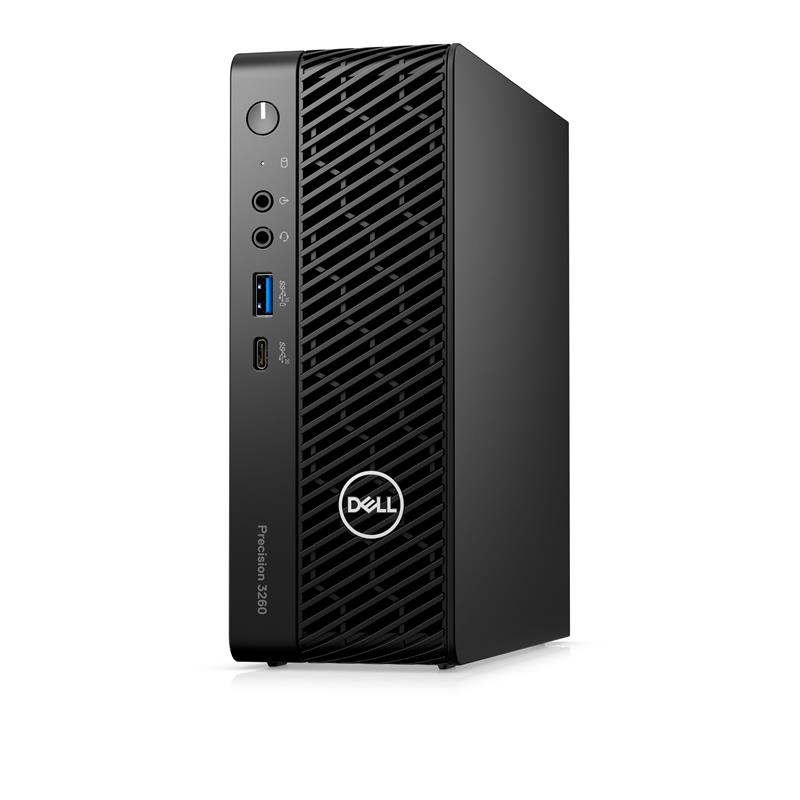 DELL Precision 3260 i7-12700 CFF Intel® Core™ i7 16 GB DDR5-SDRAM 512 GB SSD Windows 10 Pro Workstation Zwart