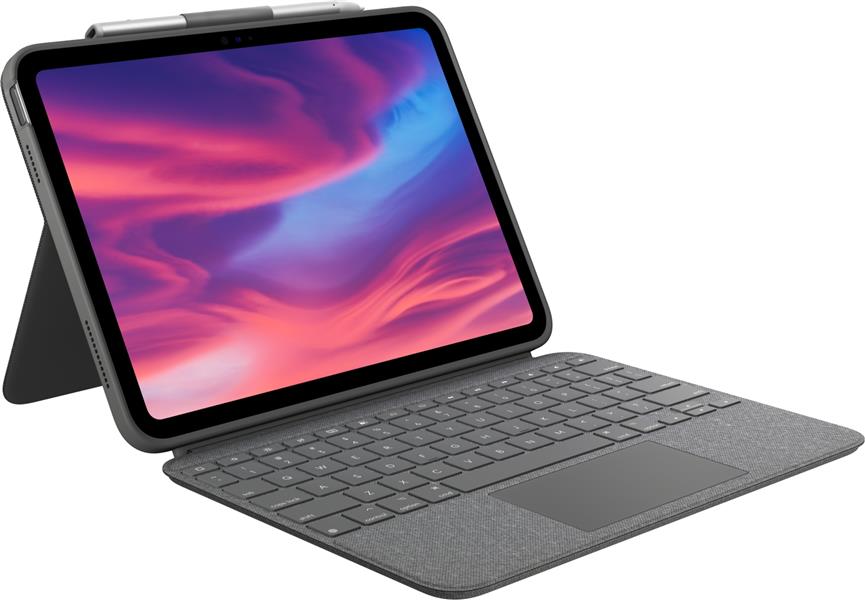 Logitech Combo Touch Grijs Smart Connector QWERTZ Zwitsers