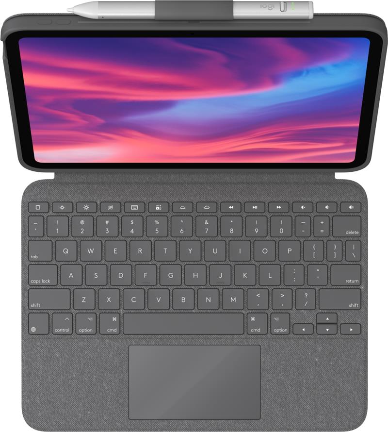 Logitech Combo Touch Grijs Smart Connector QWERTZ Zwitsers