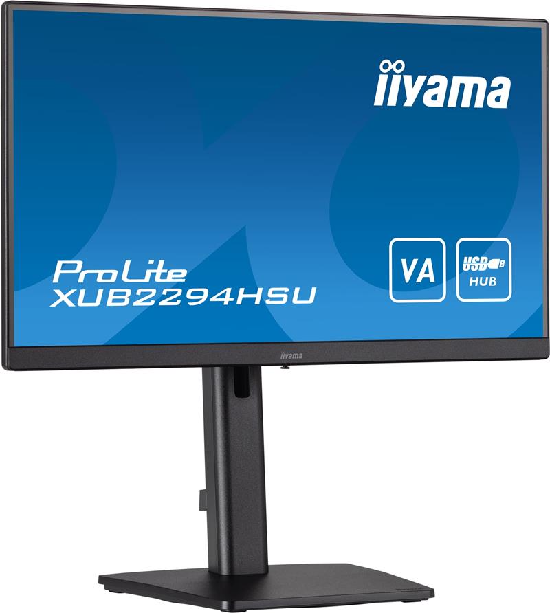 iiyama ProLite XUB2294HSU-B2 computer monitor 54,6 cm (21.5"") 1920 x 1080 Pixels Full HD LCD Zwart