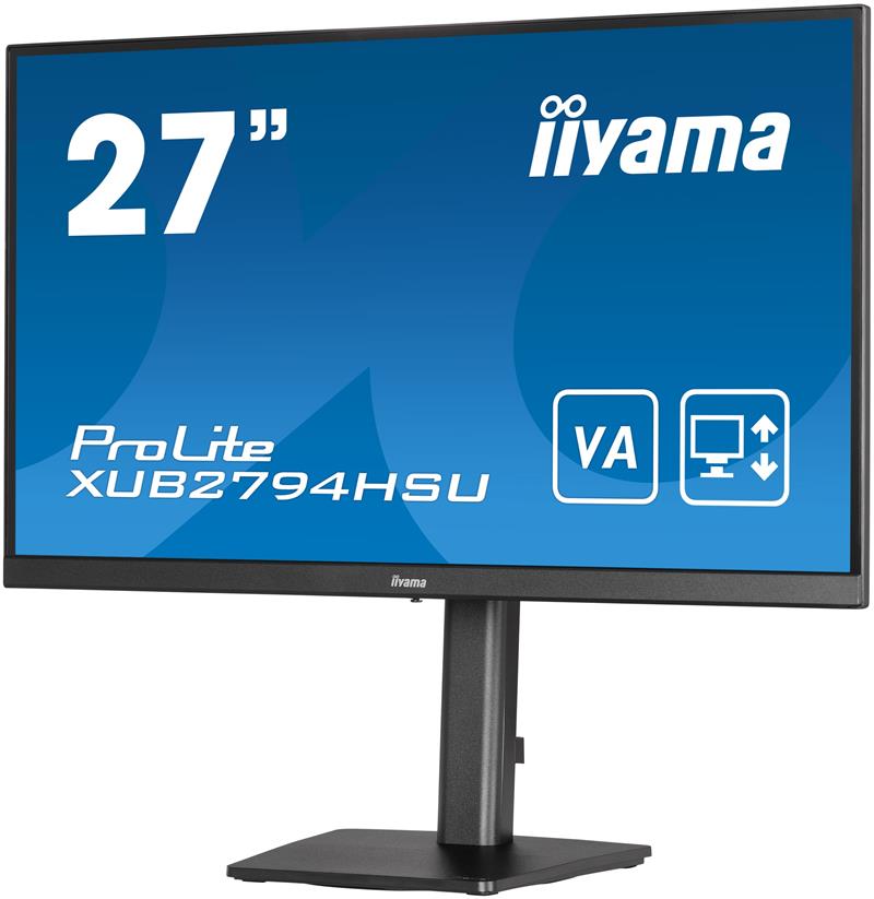 iiyama ProLite XUB2794HSU-B1 computer monitor 68,6 cm (27"") 1920 x 1080 Pixels Full HD LCD Zwart