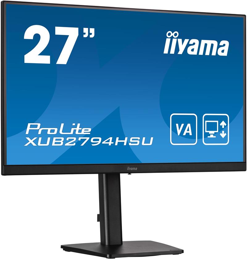 iiyama ProLite XUB2794HSU-B1 computer monitor 68,6 cm (27"") 1920 x 1080 Pixels Full HD LCD Zwart