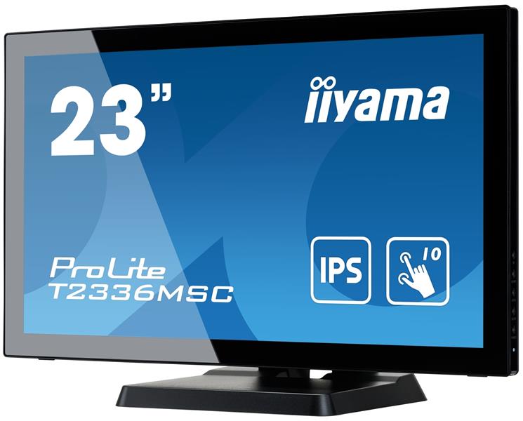 iiyama ProLite T2336MSC-B3 computer monitor 58,4 cm (23"") 1920 x 1080 Pixels Full HD LCD Touchscreen Zwart