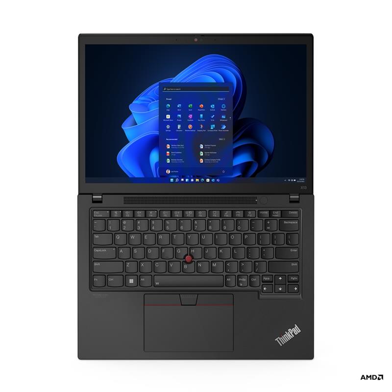 Lenovo ThinkPad X13 6650U Notebook 33,8 cm (13.3"") WUXGA AMD Ryzen™ 5 PRO 16 GB LPDDR5-SDRAM 512 GB SSD Wi-Fi 6E (802.11ax) Windows 11 Pro Zwart