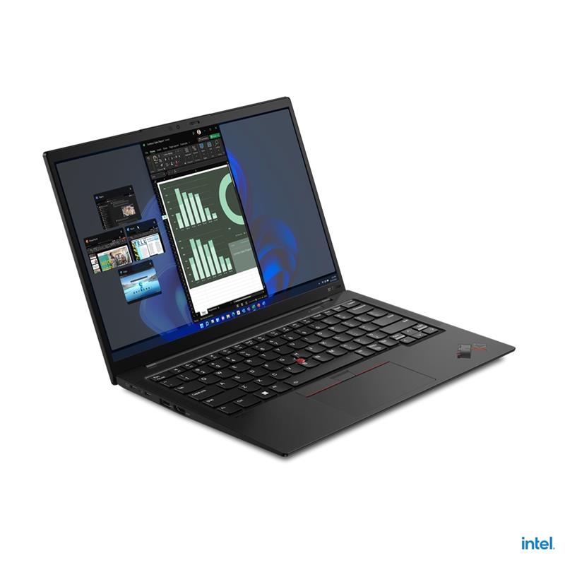 Lenovo ThinkPad X1 Carbon i5-1235U Notebook 35,6 cm (14"") WUXGA Intel® Core™ i5 16 GB LPDDR5-SDRAM 512 GB SSD Wi-Fi 6E (802.11ax) Windows 11 Pro Zwar