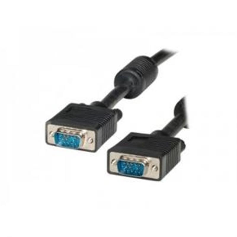 ADJ VGA Video Cable D-SUB 15-pin M M 6m Black