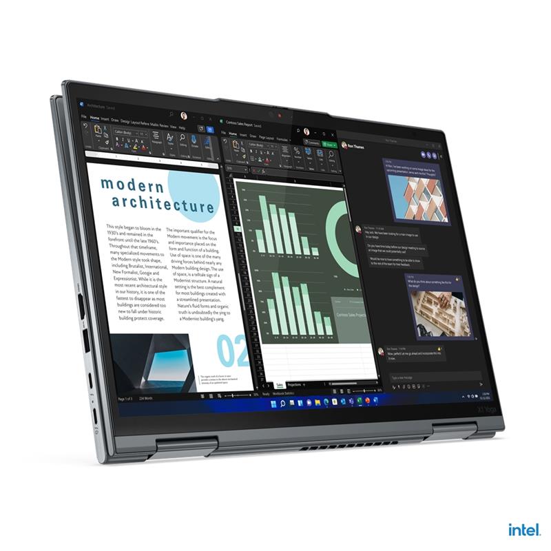 Lenovo ThinkPad X1 Yoga i5-1240P Hybride (2-in-1) 35,6 cm (14"") Touchscreen WUXGA Intel® Core™ i5 16 GB LPDDR5-SDRAM 512 GB SSD Wi-Fi 6E (802.11ax) W