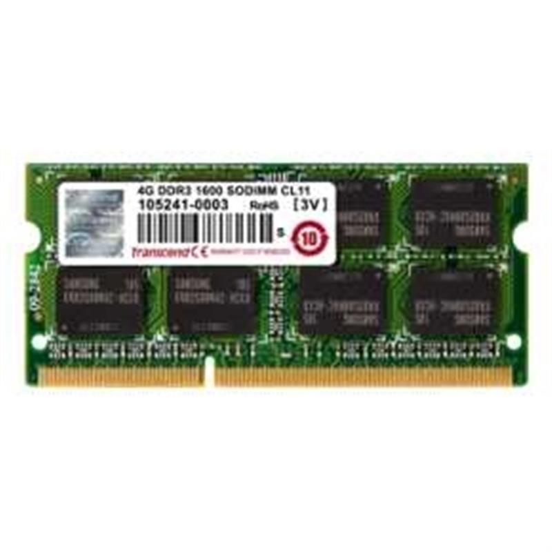 Transcend 4GB DDR3 1333 geheugenmodule 1 x 8 GB 1333 MHz